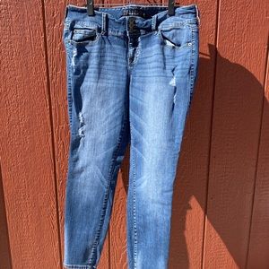 Jeans blue with destruction size 16 from Torrid
